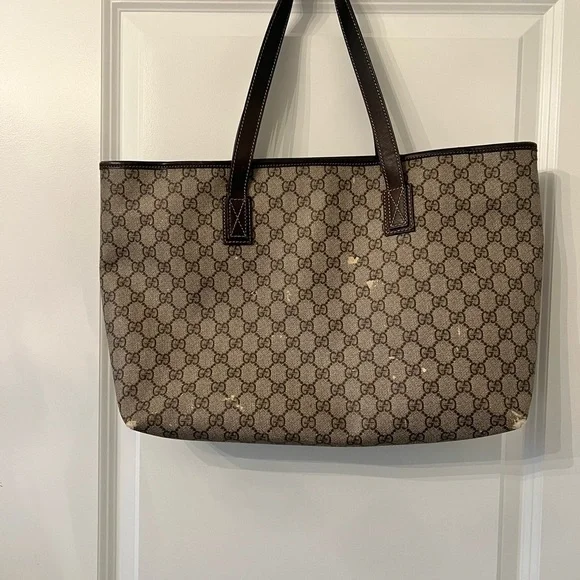 Authentic Gucci Brown Tote Bag - Picture 4 of 9